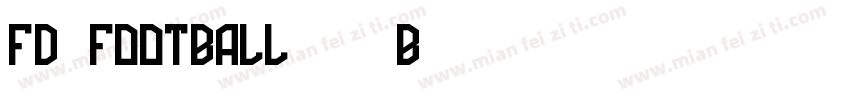 FD-Football 16 B字体转换